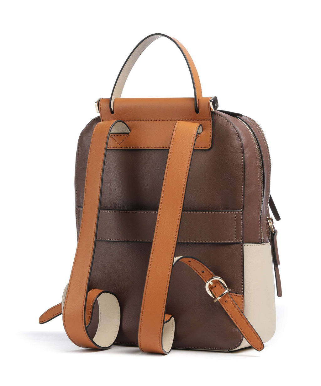 Piquadro Circle RFID Backpack marrone/beige