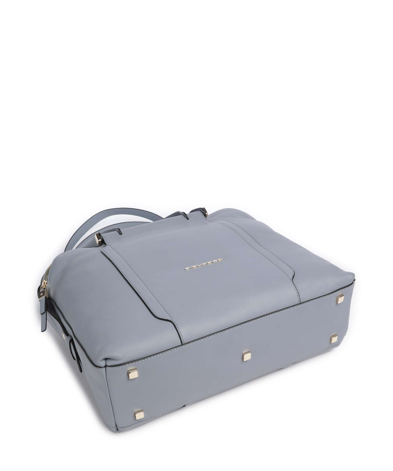 Piquadro W92T Tote bag light blue