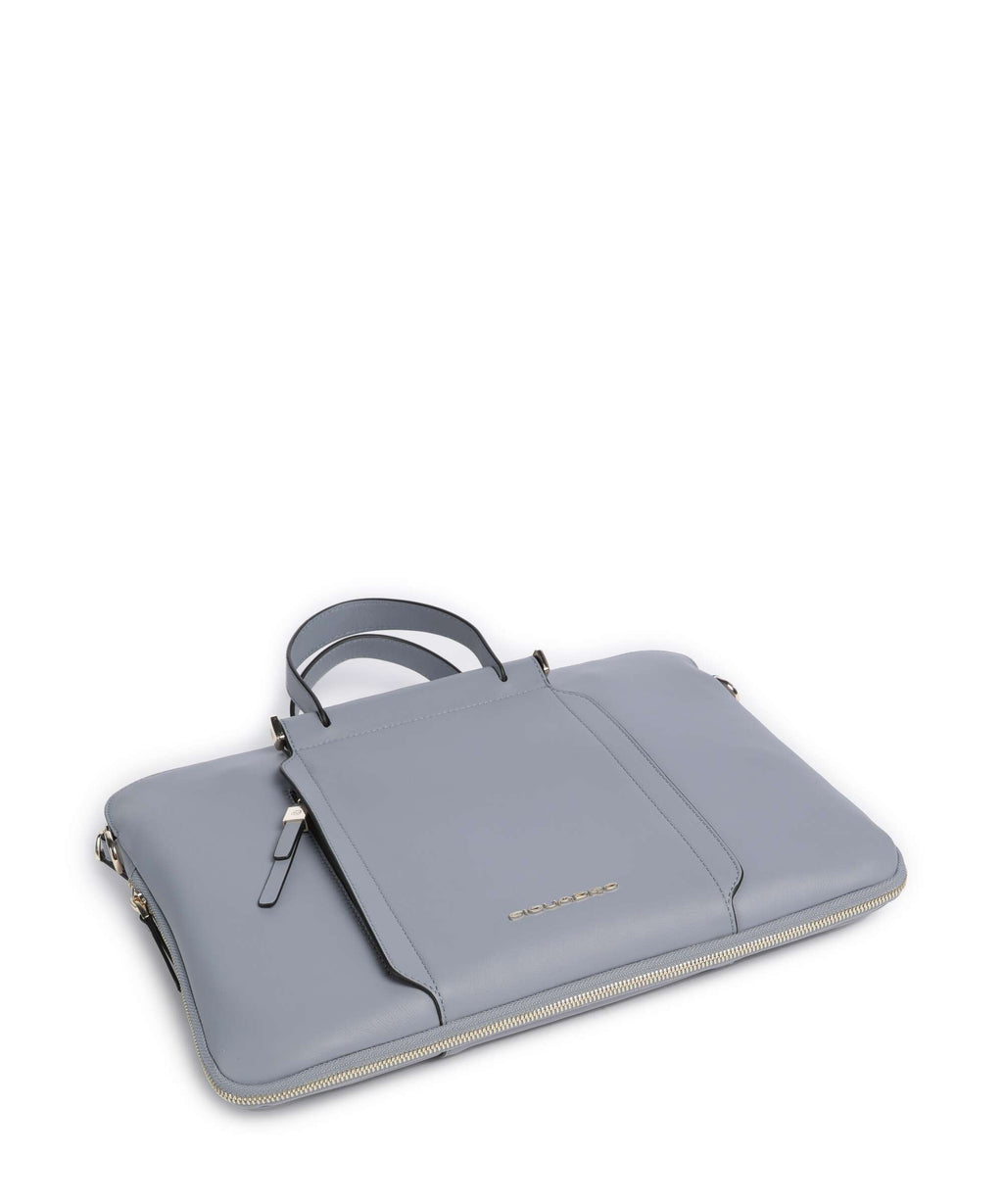 Piquadro Circle Briefcase light blue