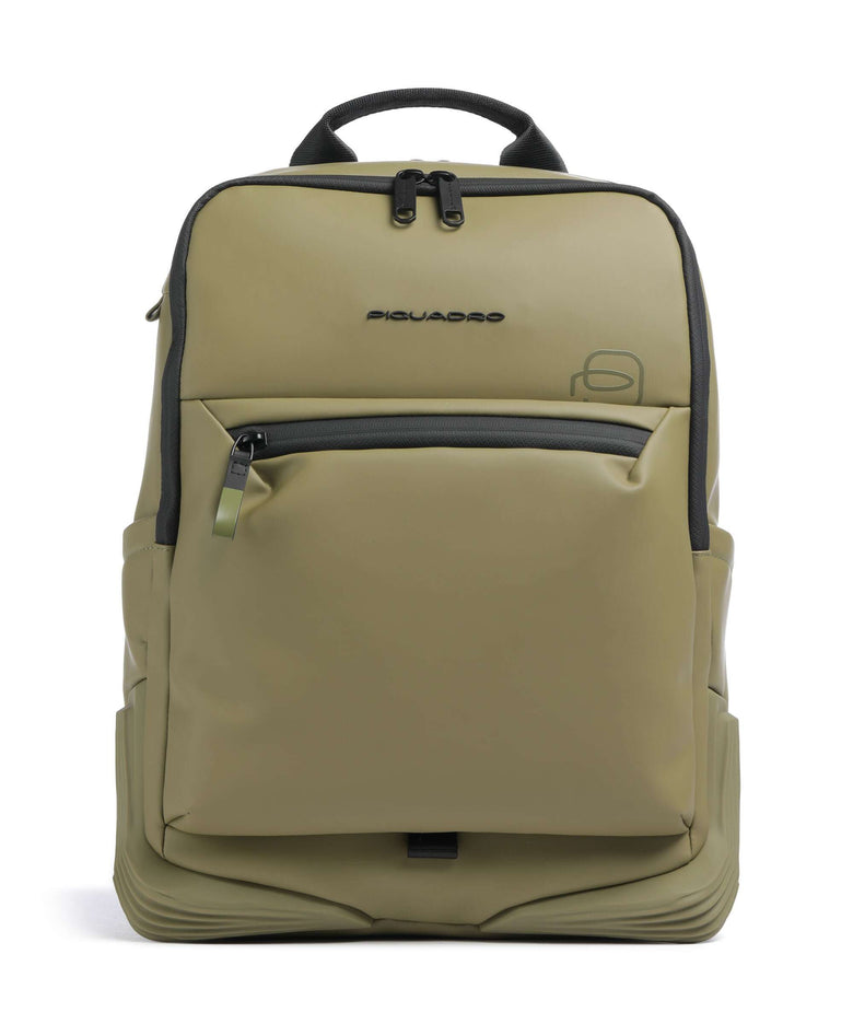 Piquadro Corner 2.0 Backpack light green