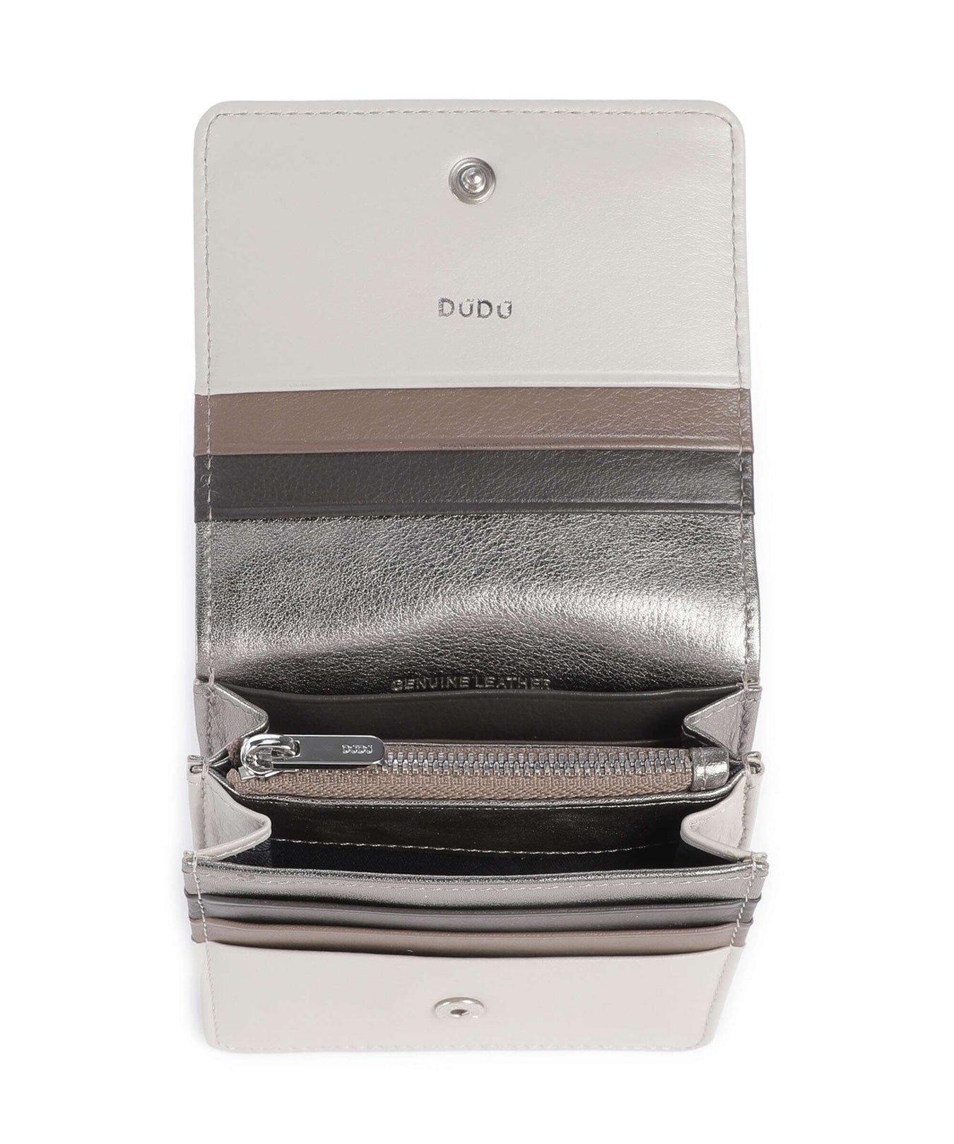 DuDu Bags Flores RFID Wallet dark silver