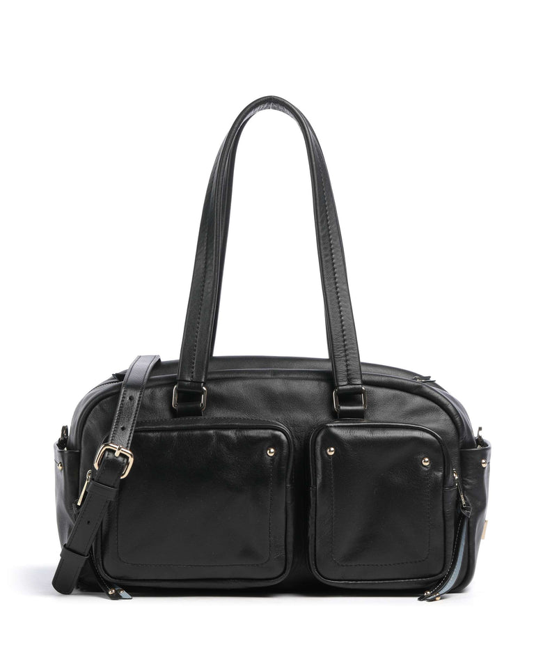 DuDu Bags Pocket Fanciful Shoulder bag nero