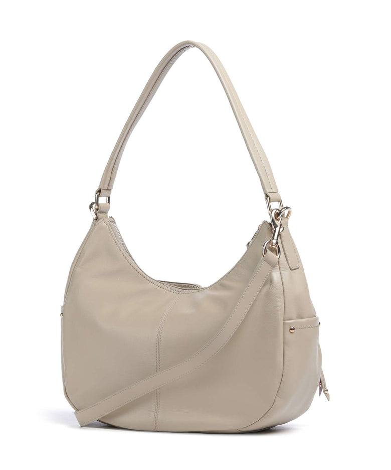 DuDu Bags Pocket City Hobo bag sand grey