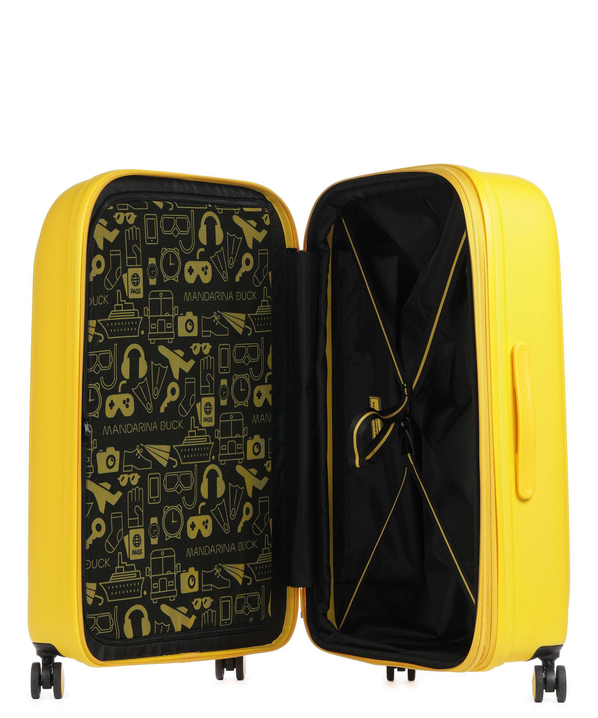 Mandarina Duck Logoduck+ Spinner (4 wheels) yellow