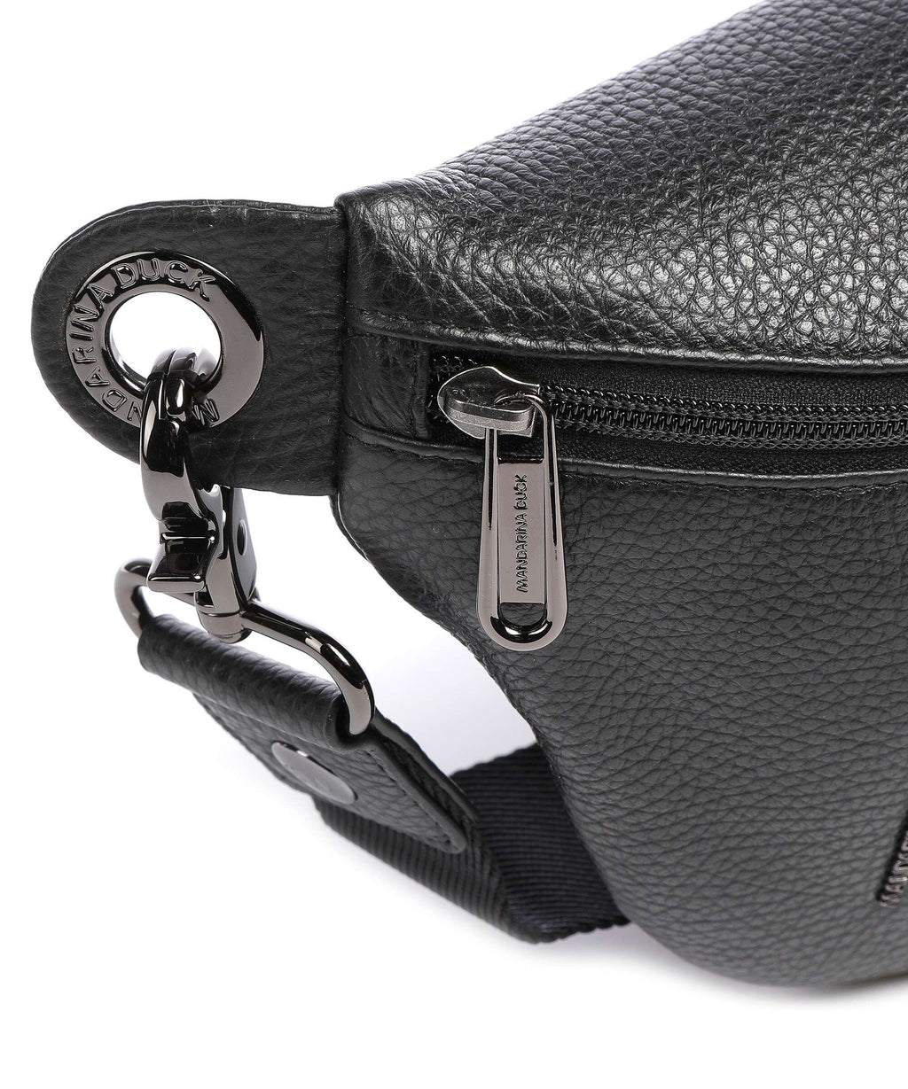 Mandarina Duck Mellow Leather Belt bag nero