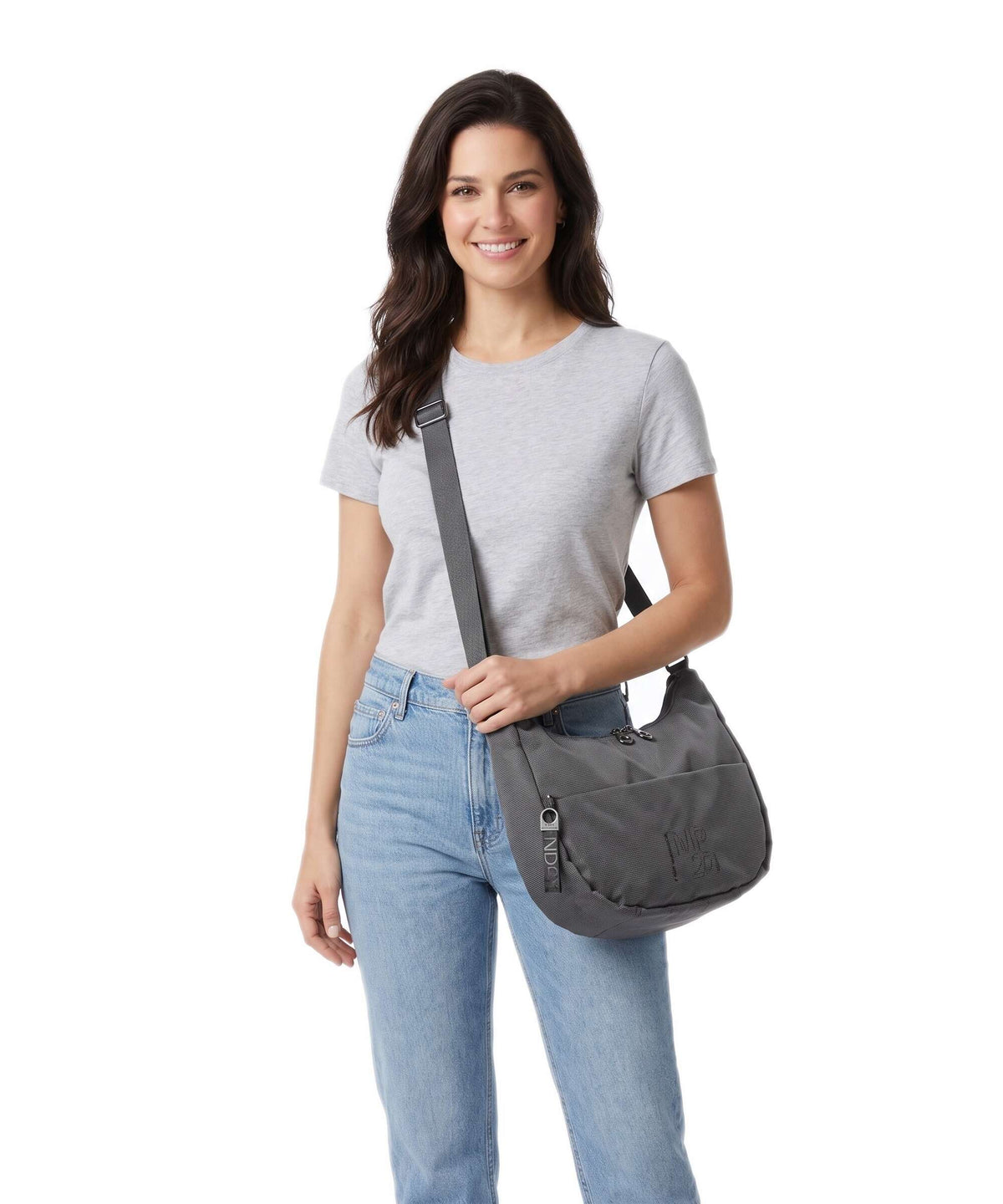 Mandarina Duck MD20 Hobo bag steel