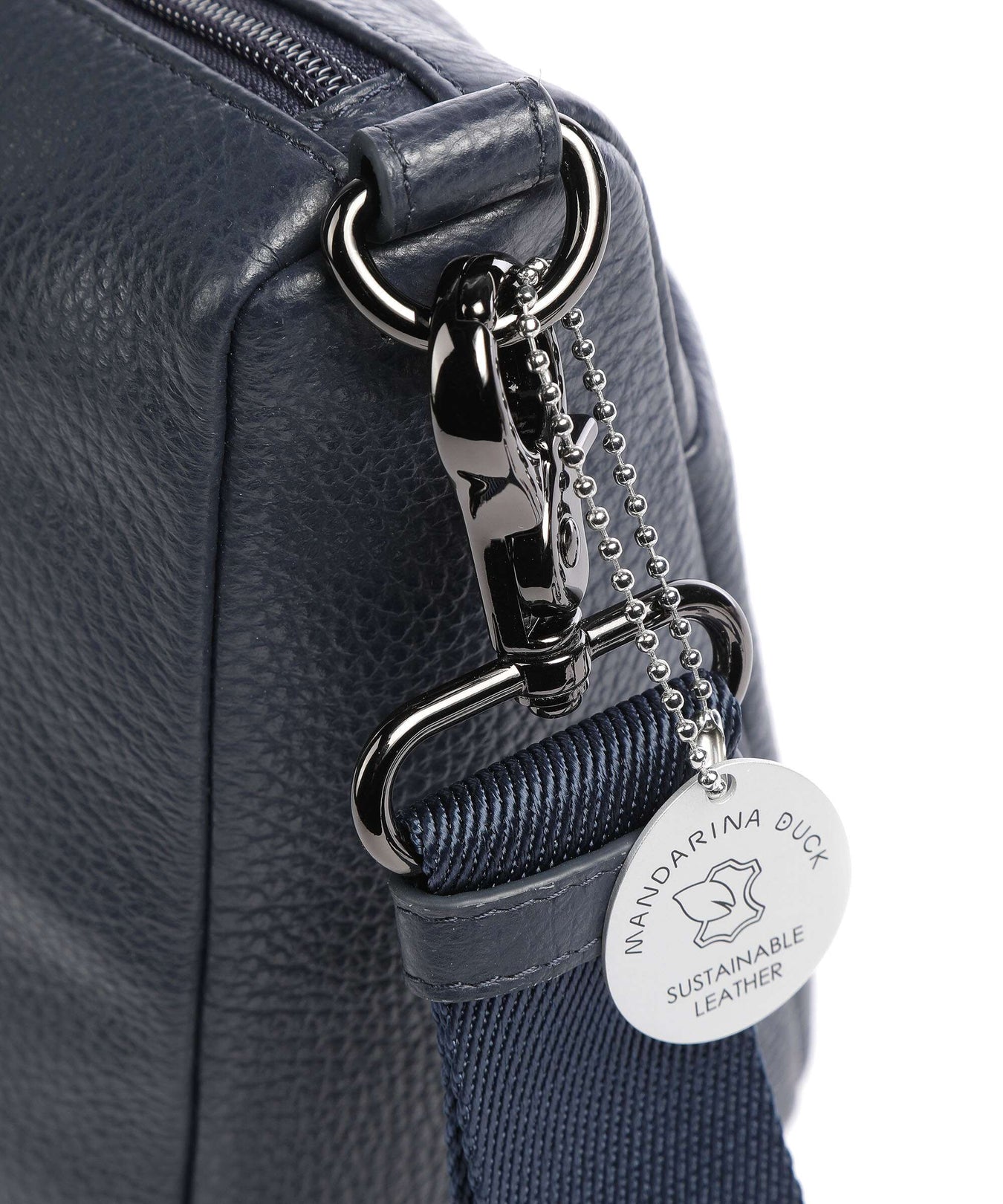 Mandarina Duck Mellow Leather Crossbody bag dress blue