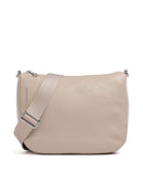 Mandarina Duck Mellow Leather Crossbody tas warm taupe