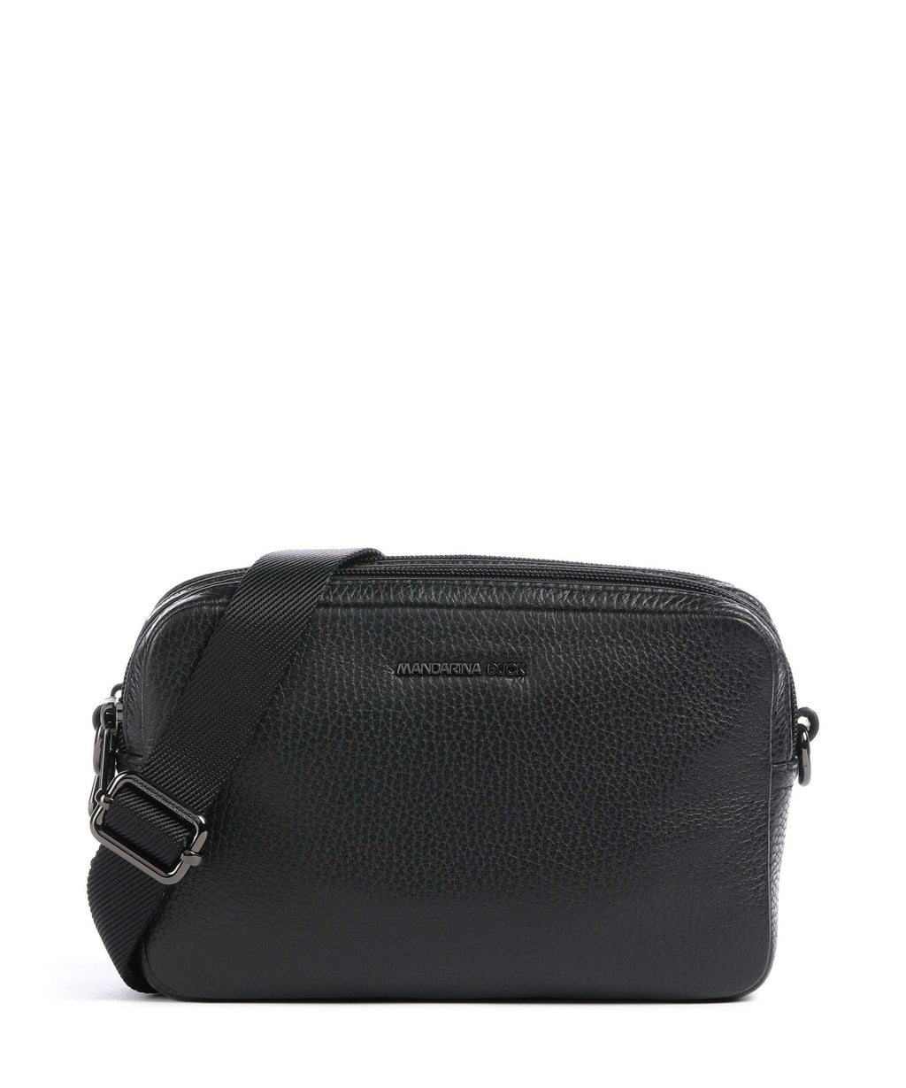 Mandarina Duck Mellow Leather Crossbody bag nero