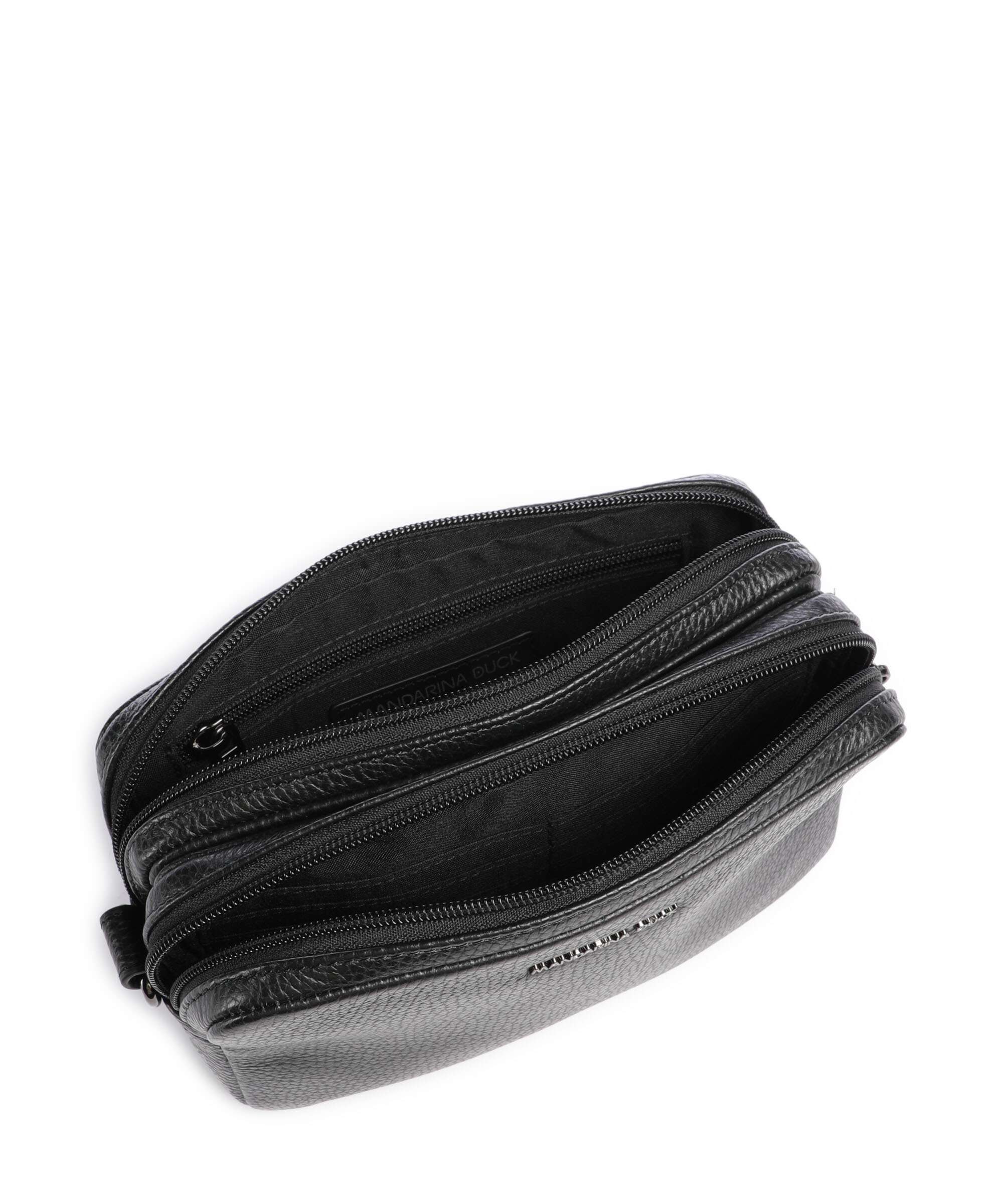 Mandarina Duck Mellow Leather Crossbody bag nero