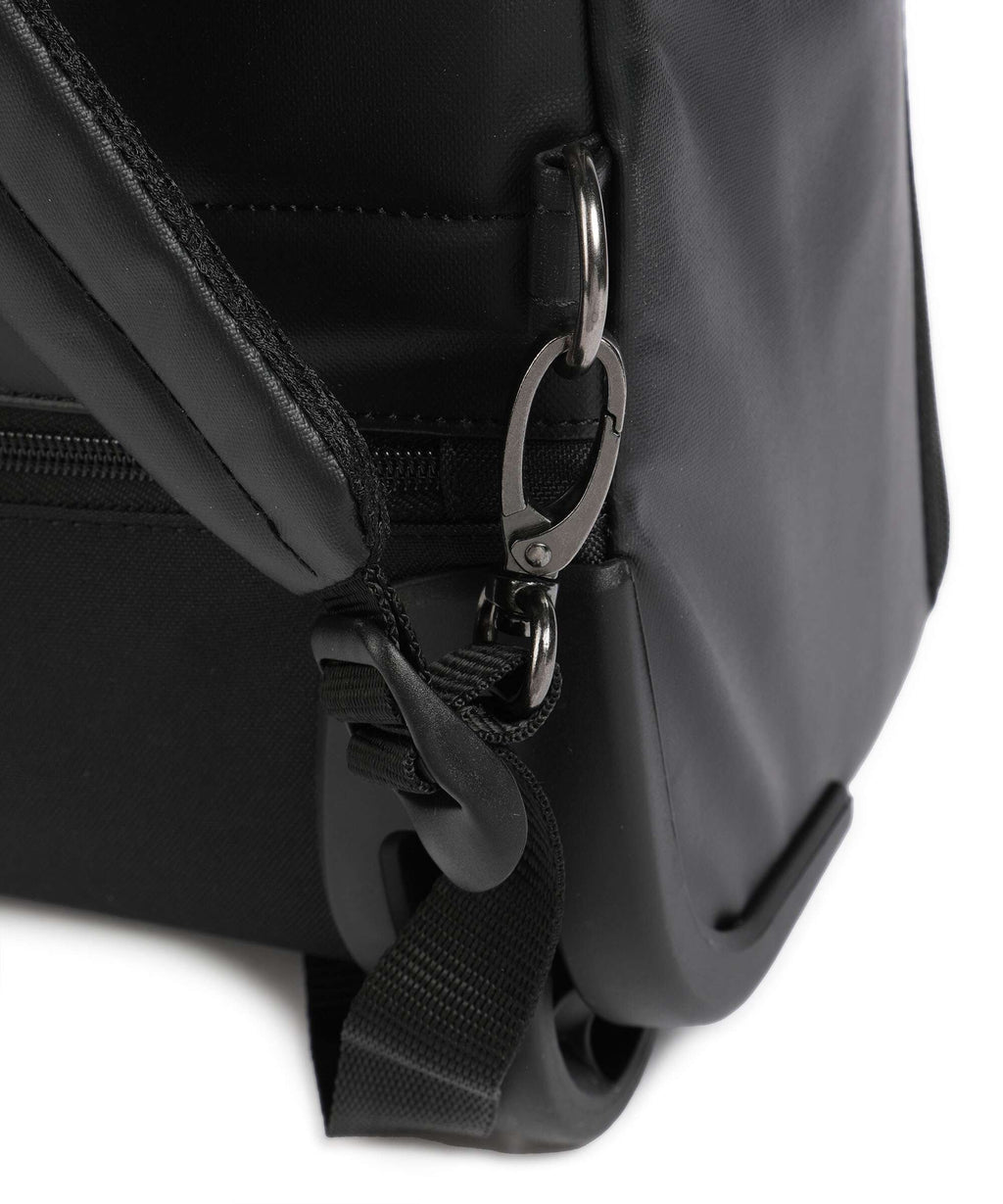 Mandarina Duck Eco Coated Backpack with wheels black