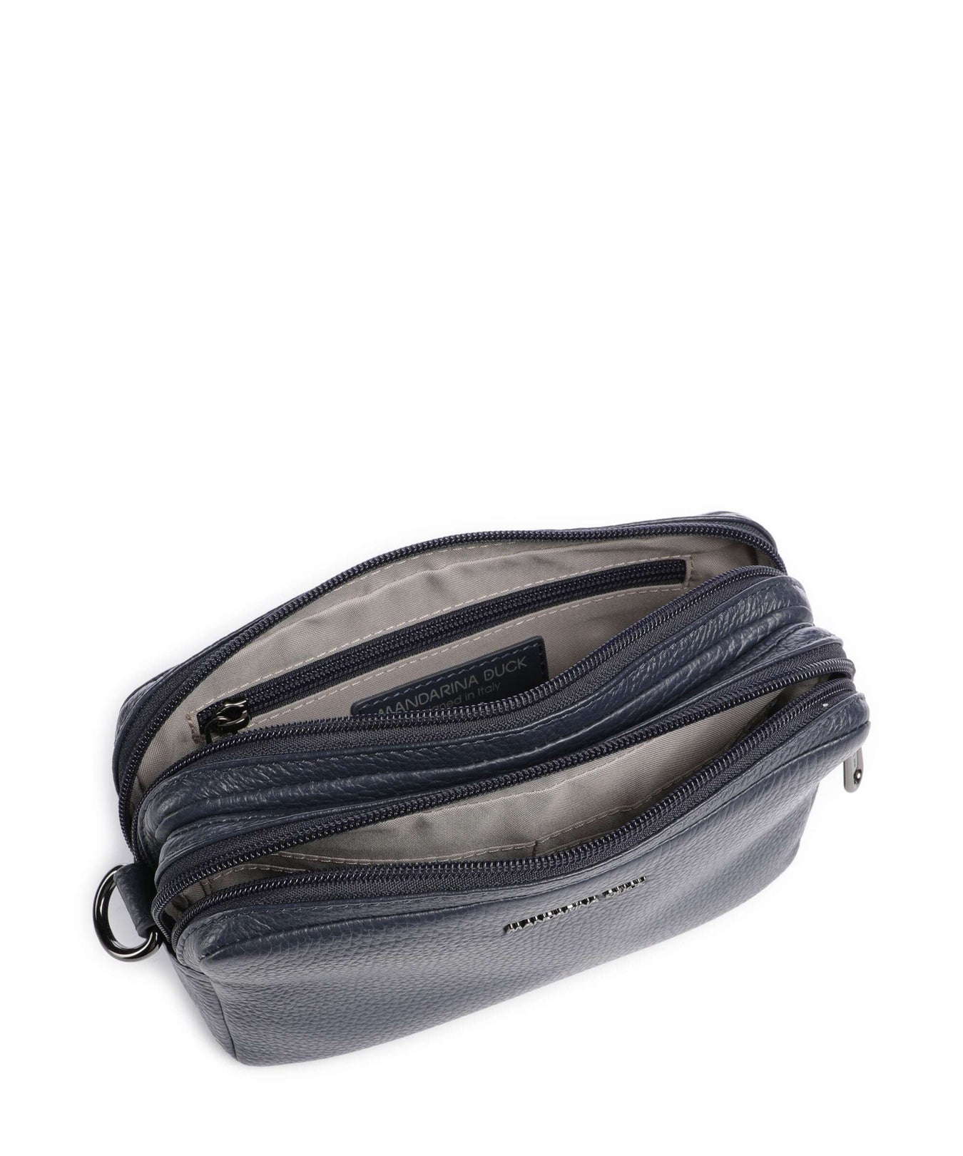 Mandarina Duck Mellow Leather Crossbody bag dress blue