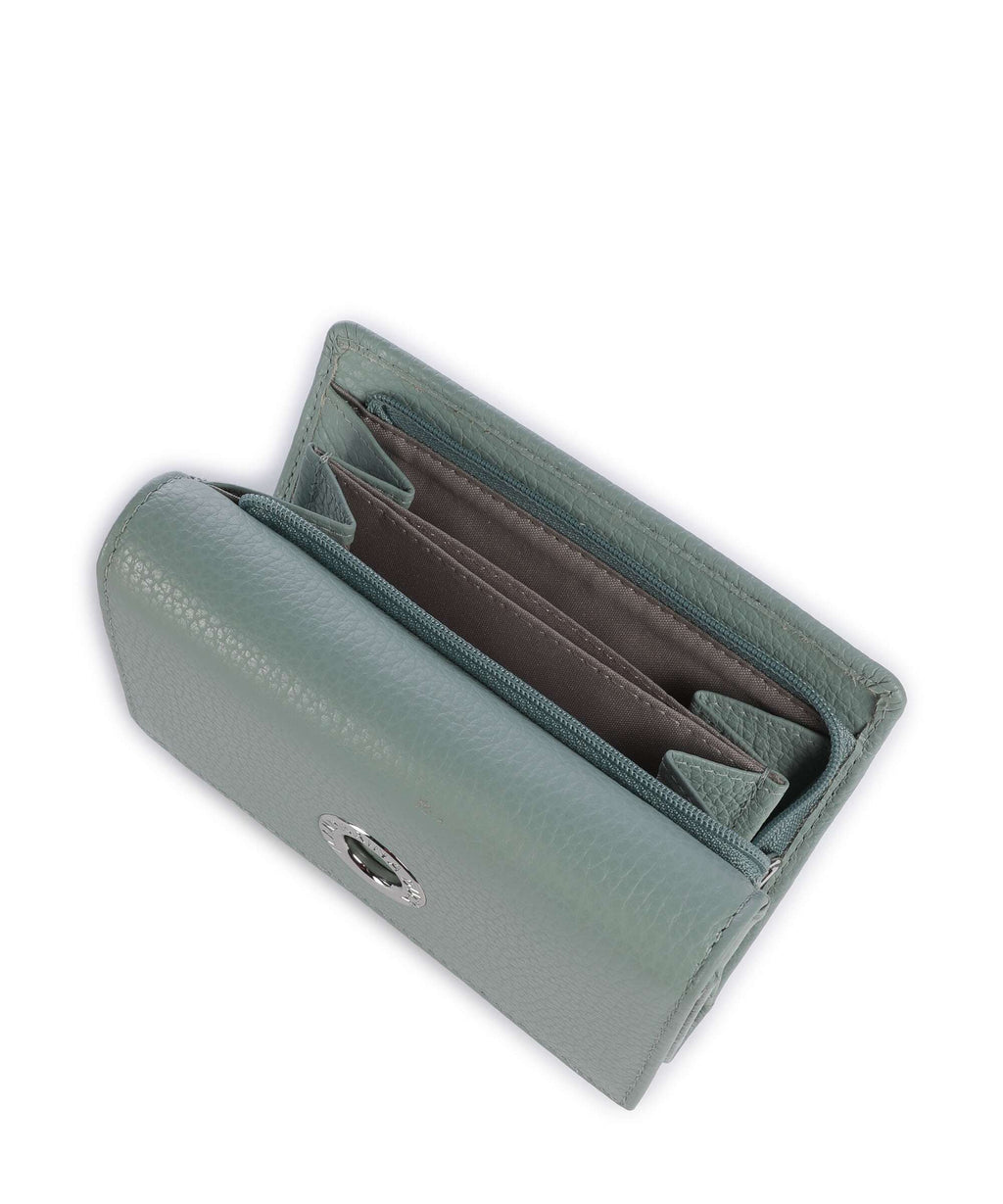 Mandarina Duck Mellow Leather Wallet iceberg green