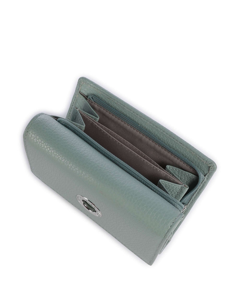 Mandarina Duck Mellow Leather Wallet iceberg green