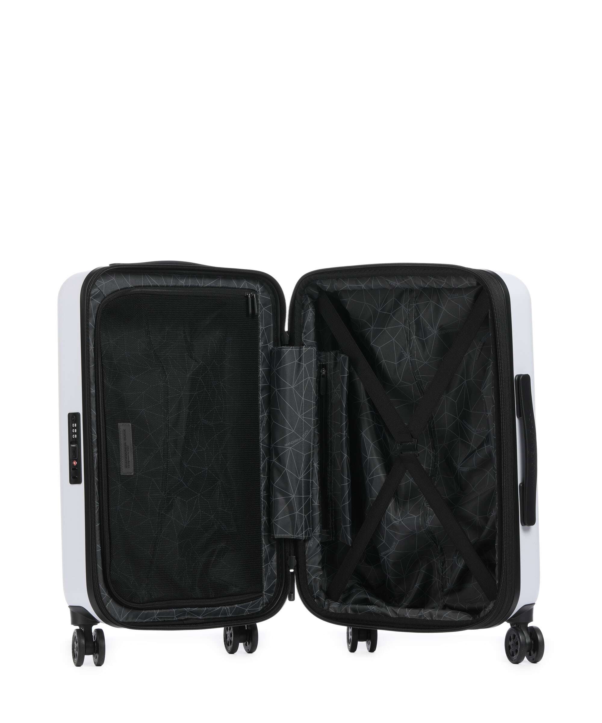 Mandarina Duck Tank Case Spinner (4 wheels) optical white