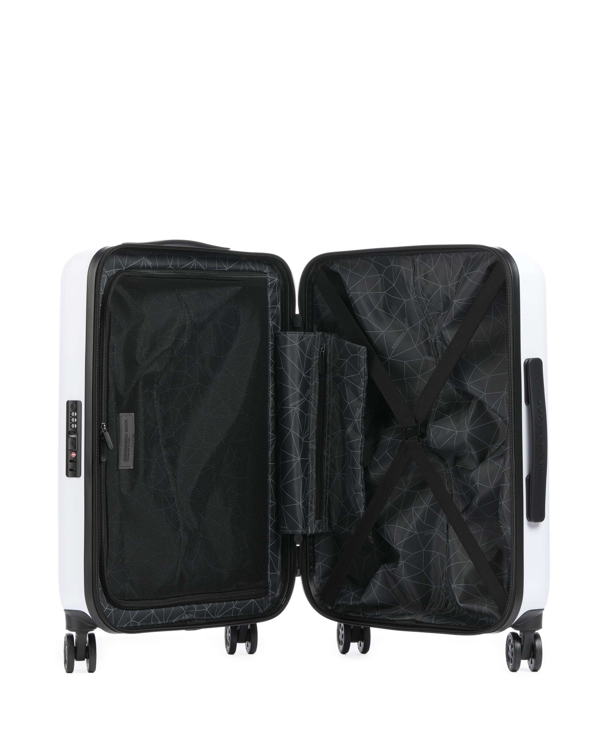 Mandarina Duck Tank Case Spinner (4 wheels) optical white