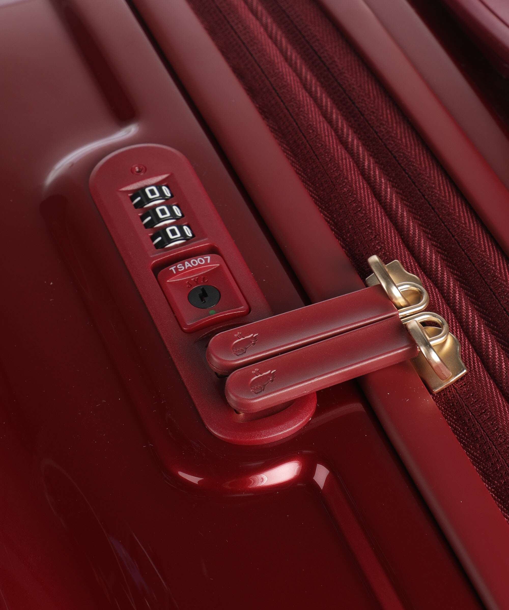 Mandarina Duck Logoduck+ Metal Spinner (4 wheels) red metal