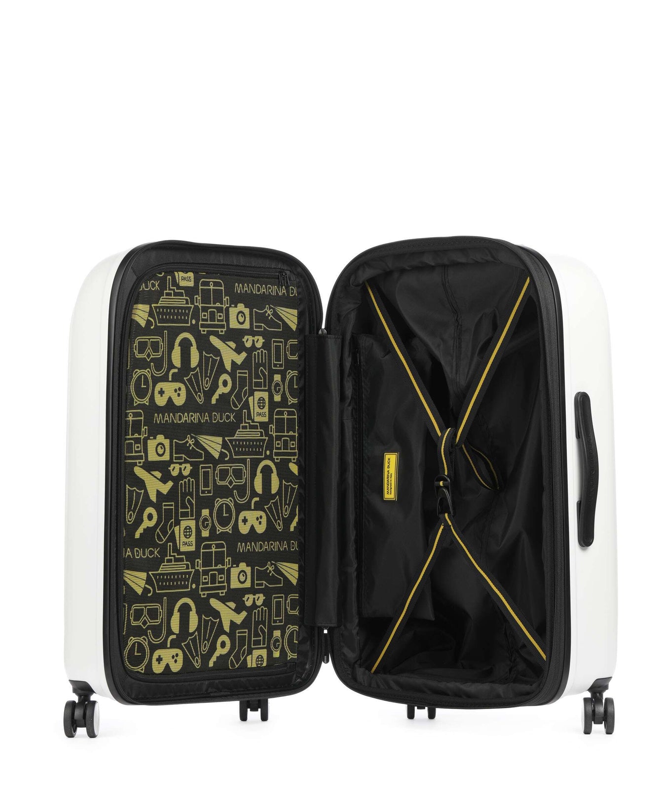 Mandarina Duck Logoduck+ Spinner (4 wheels) blanc