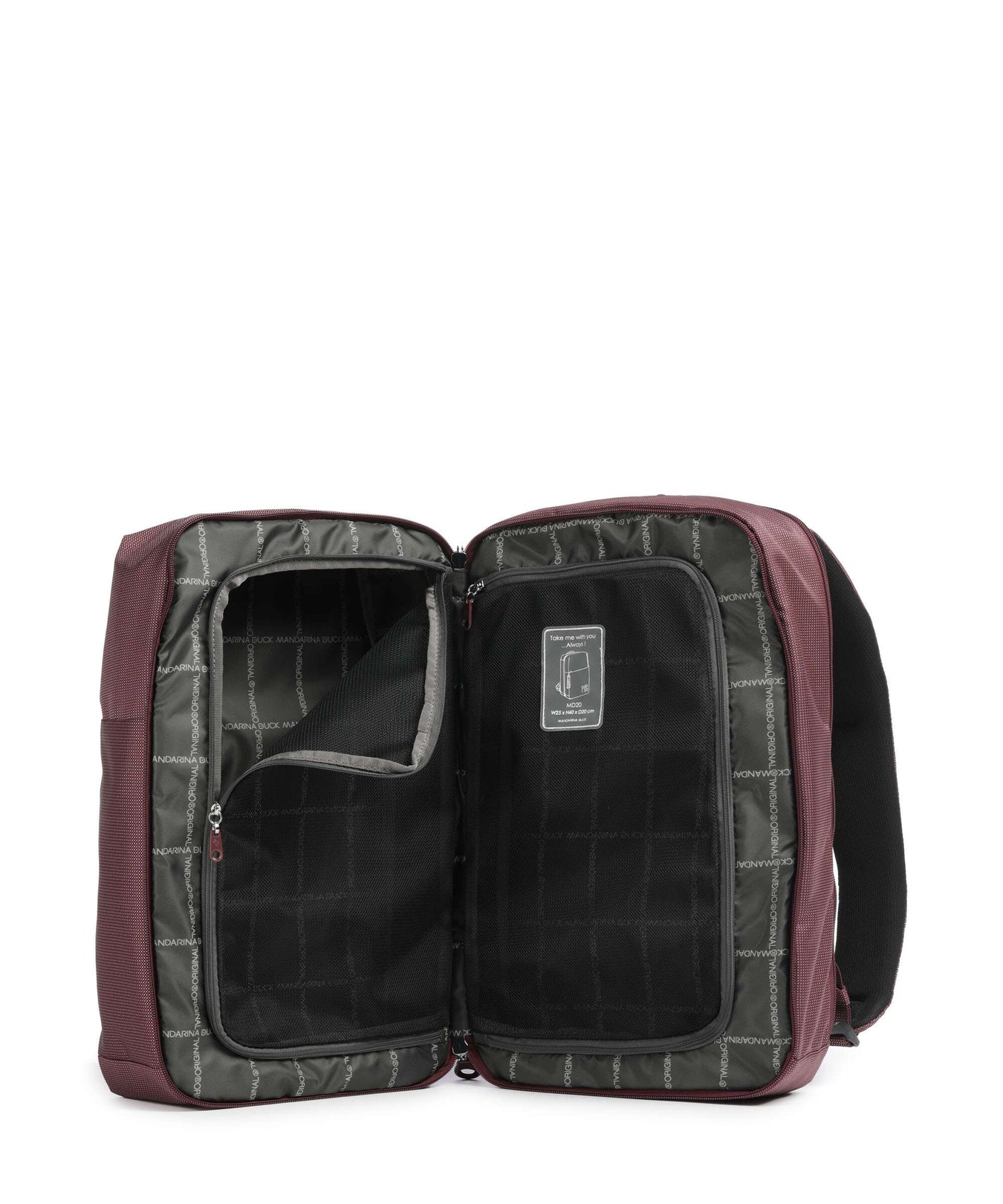 Mandarina Duck MD20 Travel backpack grape