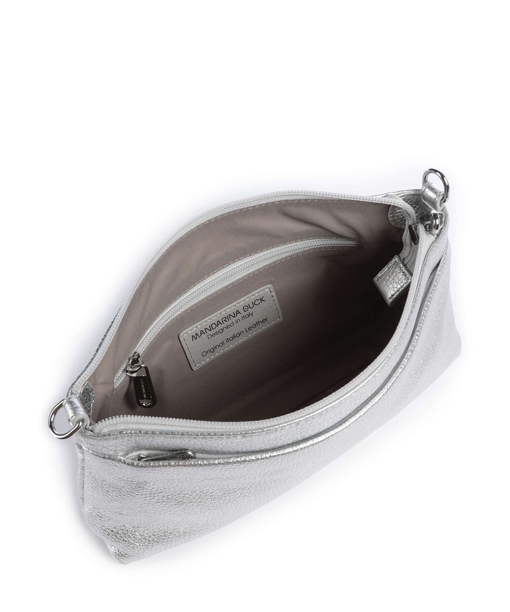 Mandarina Duck Mellow Metal Crossbody bag silver