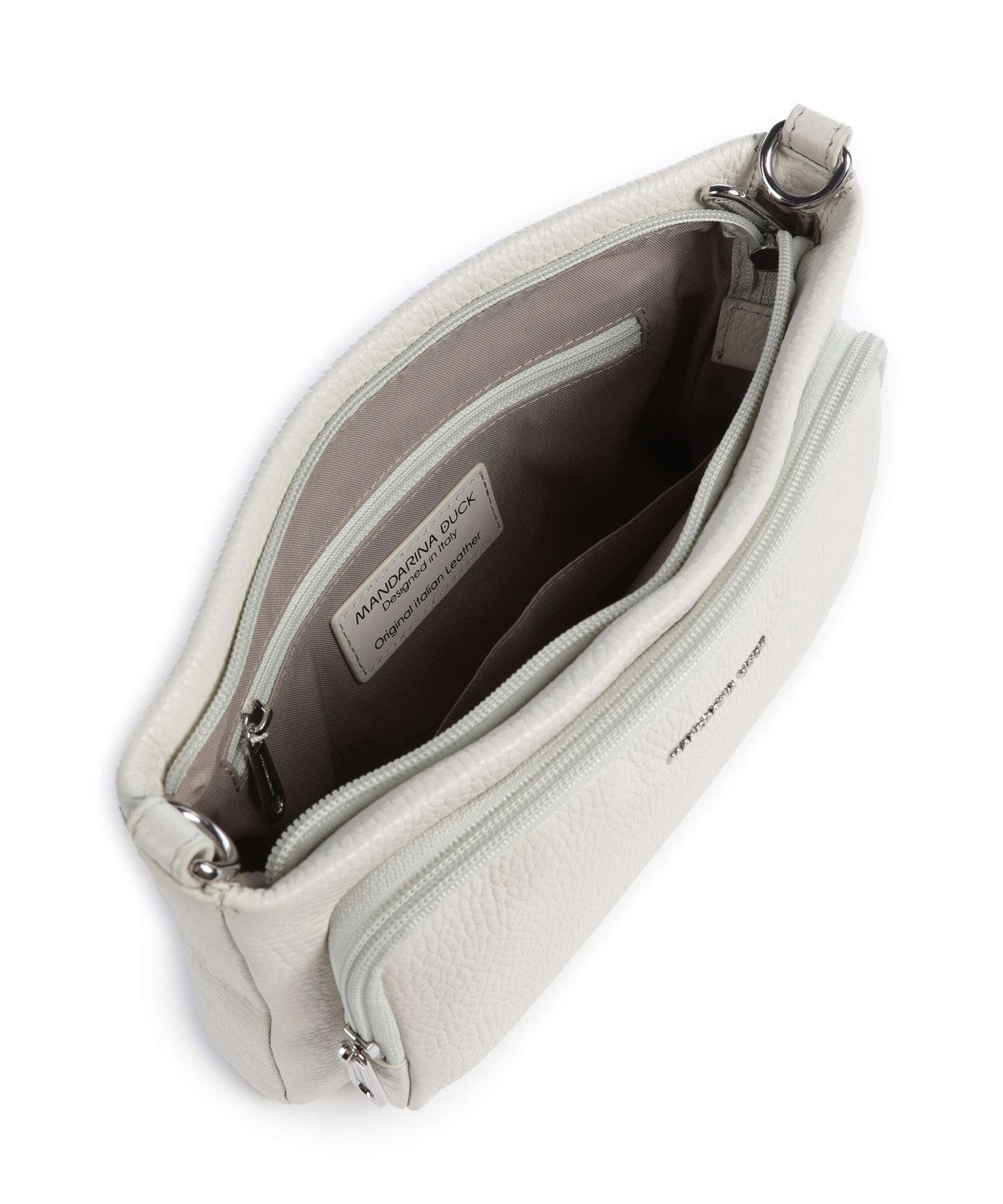 Mandarina Duck Mellow Leather Crossbody bag cashmere