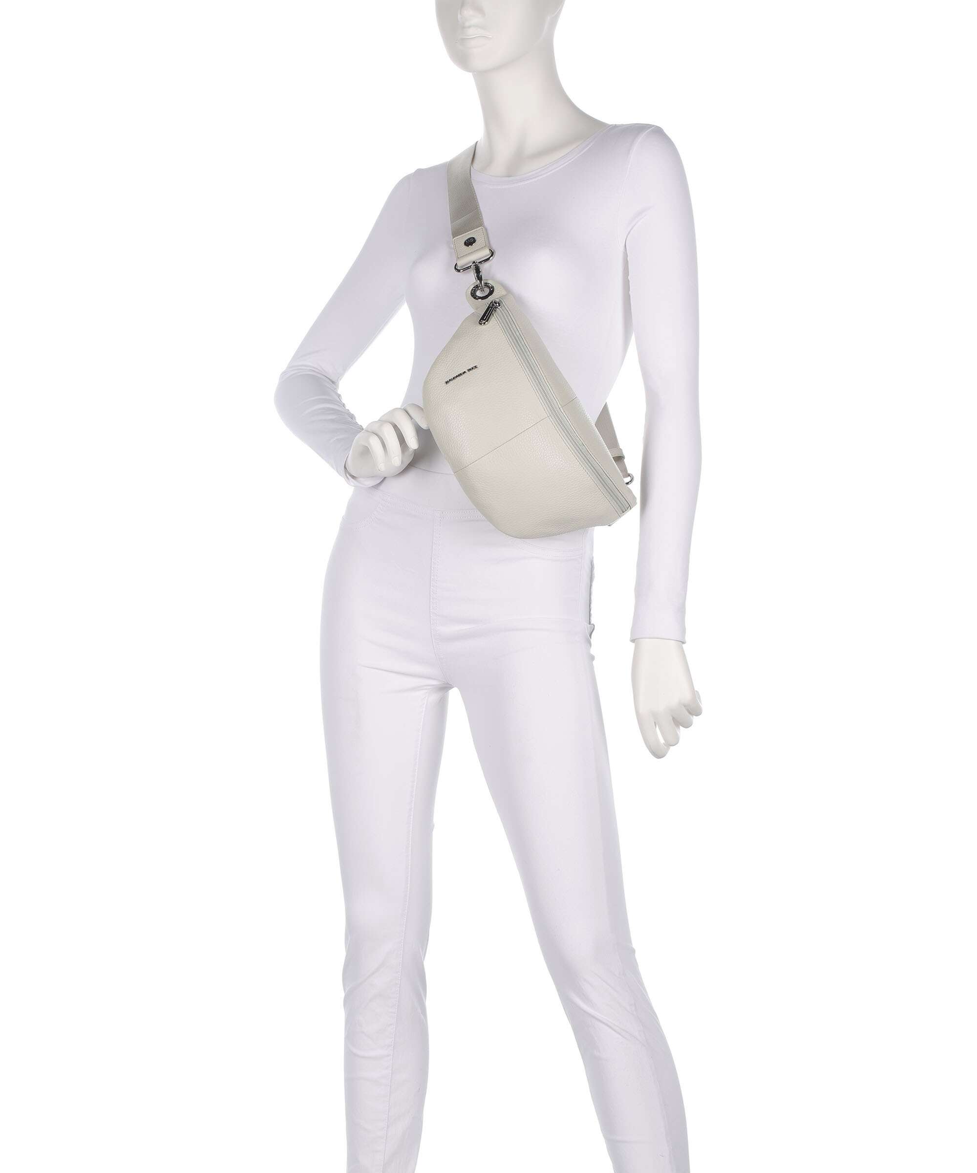 Mandarina Duck Mellow Leather Belt bag cashmere
