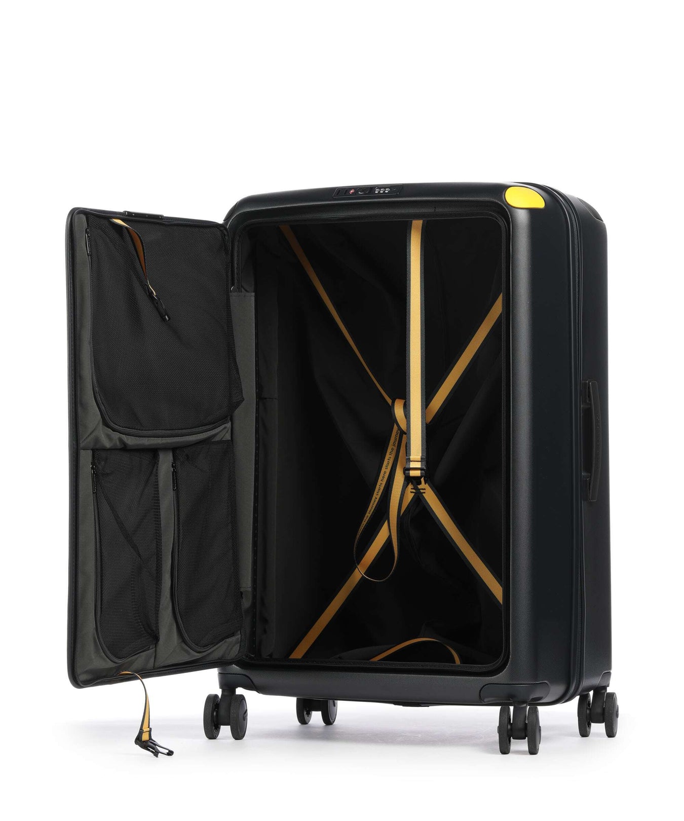 Mandarina Duck Smart Duck Spinner (4 wheels) dark gloss