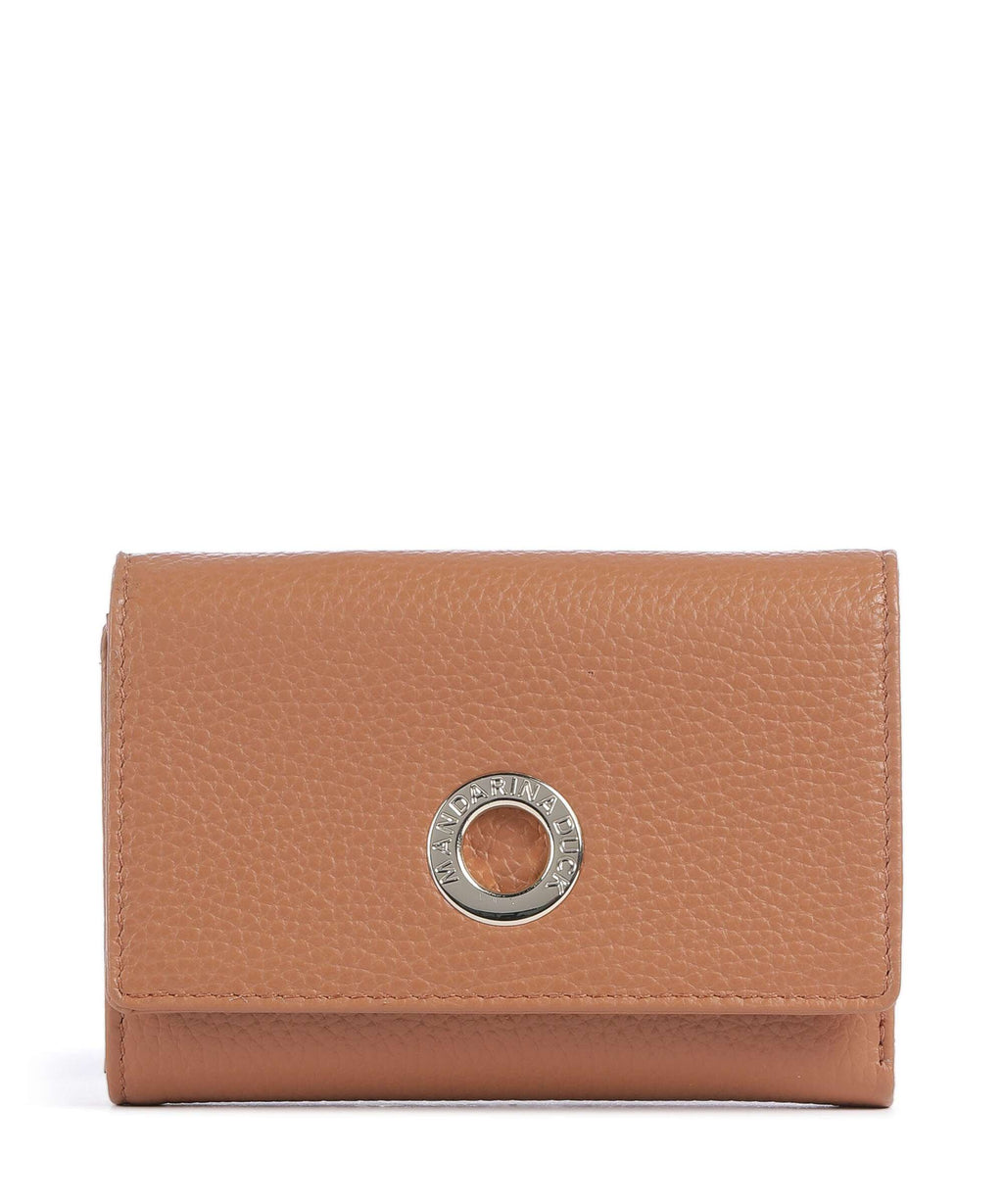 Mandarina Duck Mellow Leather Wallet pecan nut