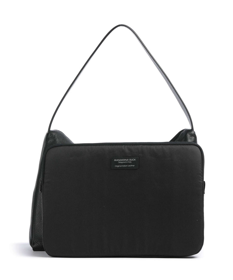 Mandarina Duck Mellow Leather Hobo bag nero