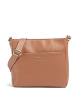 Mandarina Duck Mellow Leather Crossbody tas pecan nut