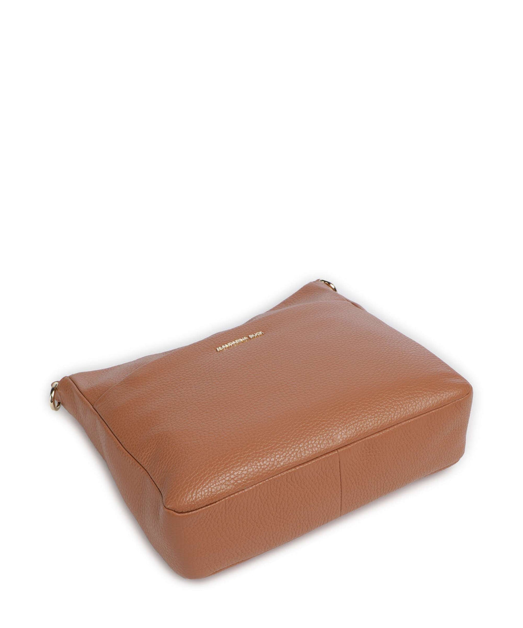 Mandarina Duck Mellow Leather Crossbody bag pecan nut