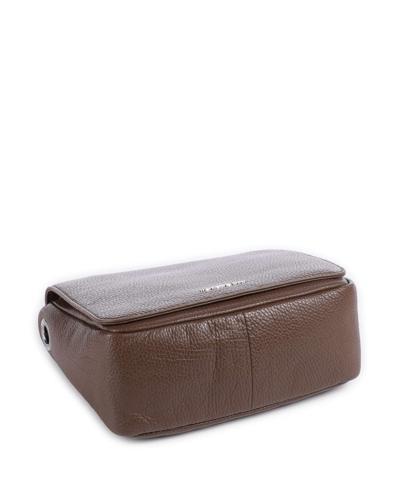 Mandarina Duck Mellow Leather Crossbody bag milk chocolate