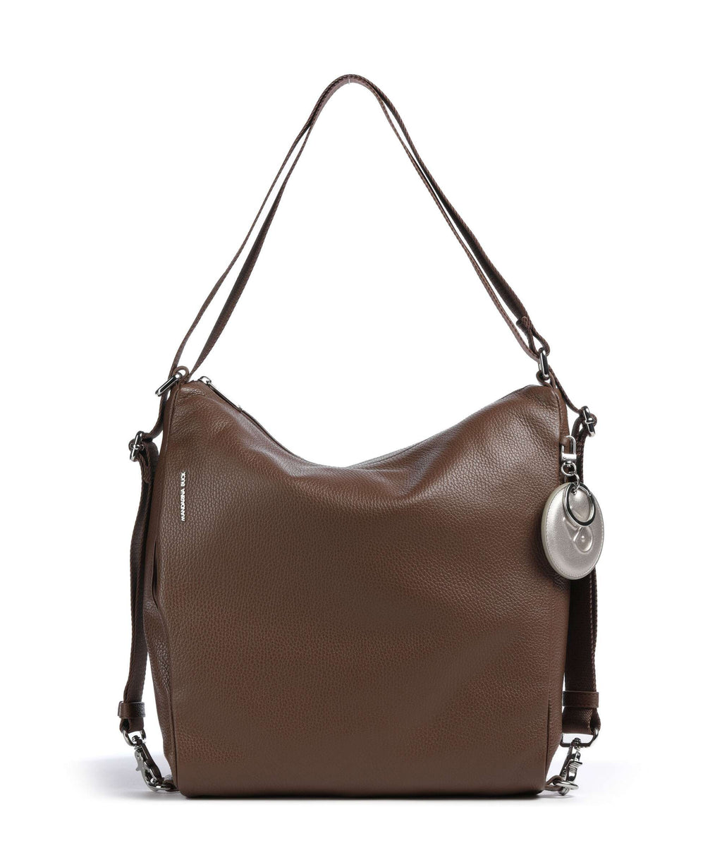 Mandarina Duck Mellow Leather Backpack bag milk chocolate