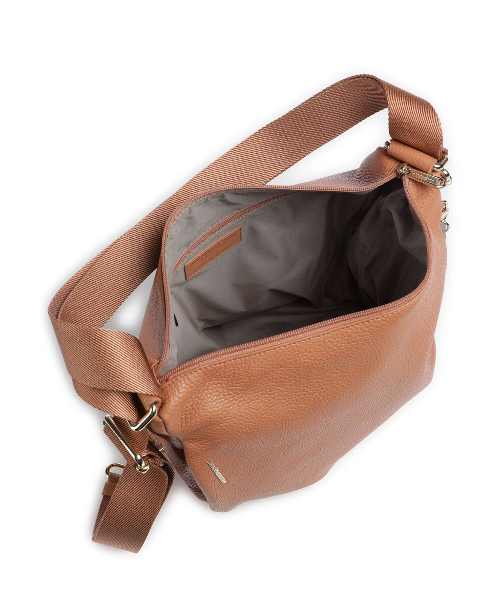 Mandarina Duck Mellow Leather Backpack bag pecan nut