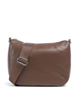 Mandarina Duck Mellow Leather Crossbody tas milk chocolate