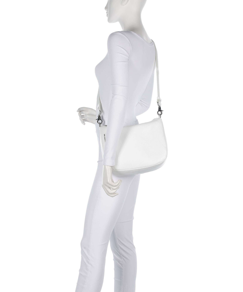 Mandarina Duck Mellow Leather Crossbody bag blanc