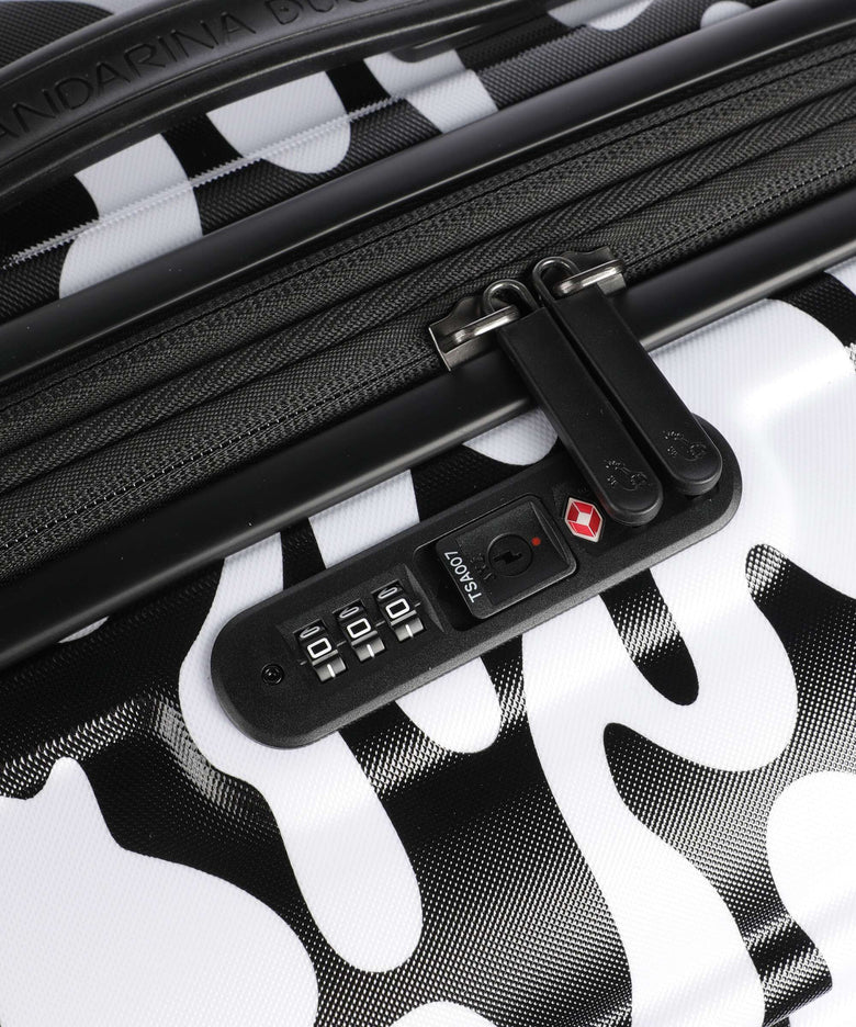 Mandarina Duck Logoduck+ Moire Spinner (4 wheels) moire