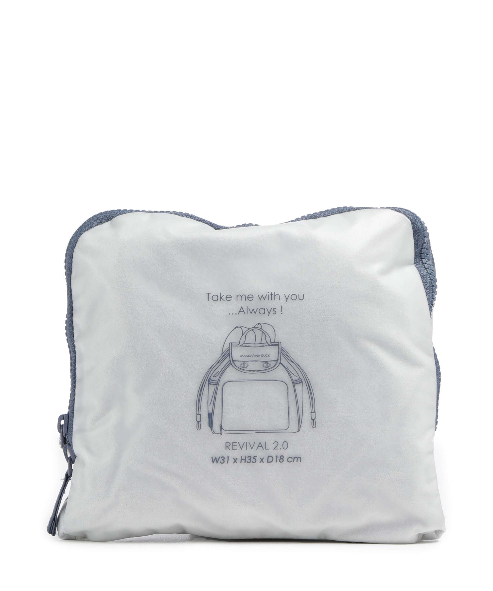 Mandarina Duck Revival 2.0 Backpack vintage indigo