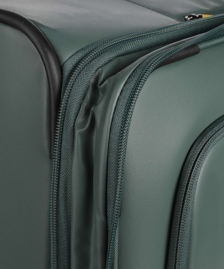 Mandarina Duck Eco Coated Spinner (4 wheels) deep green