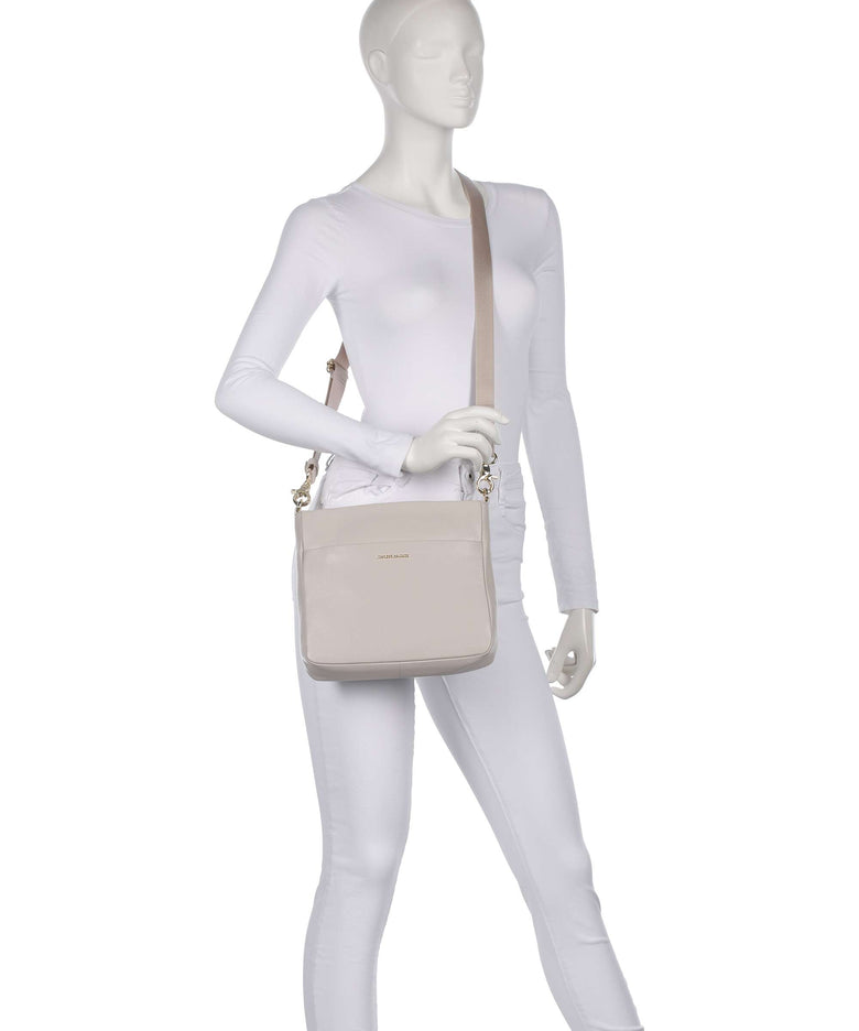 Mandarina Duck Mellow Leather Crossbody bag cocoon