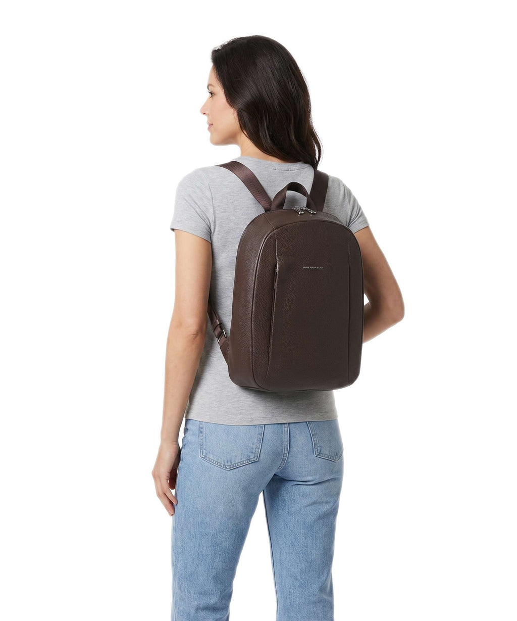 Mandarina Duck Mellow Leather Backpack espresso