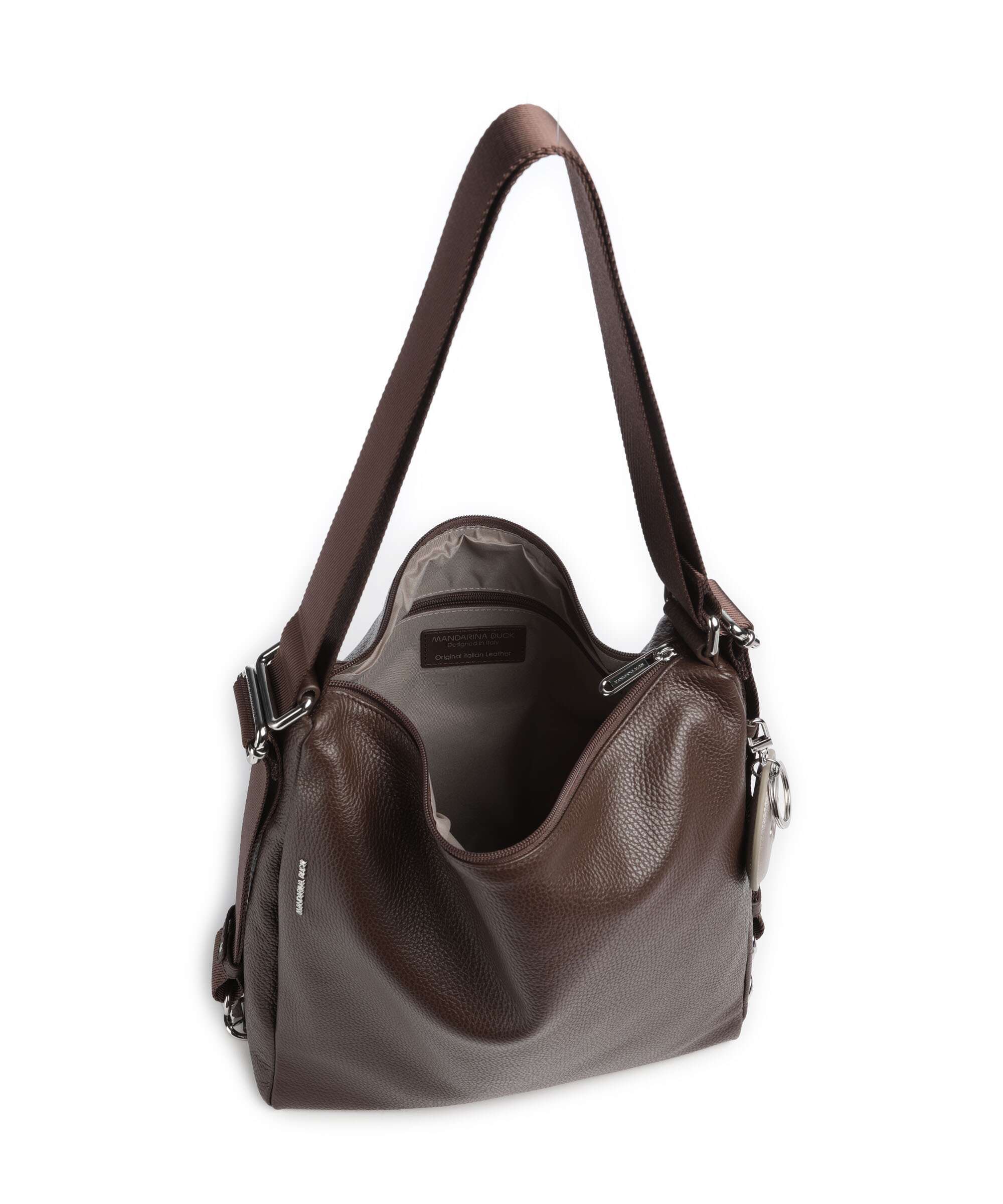 Mandarina Duck Mellow Leather Backpack bag espresso