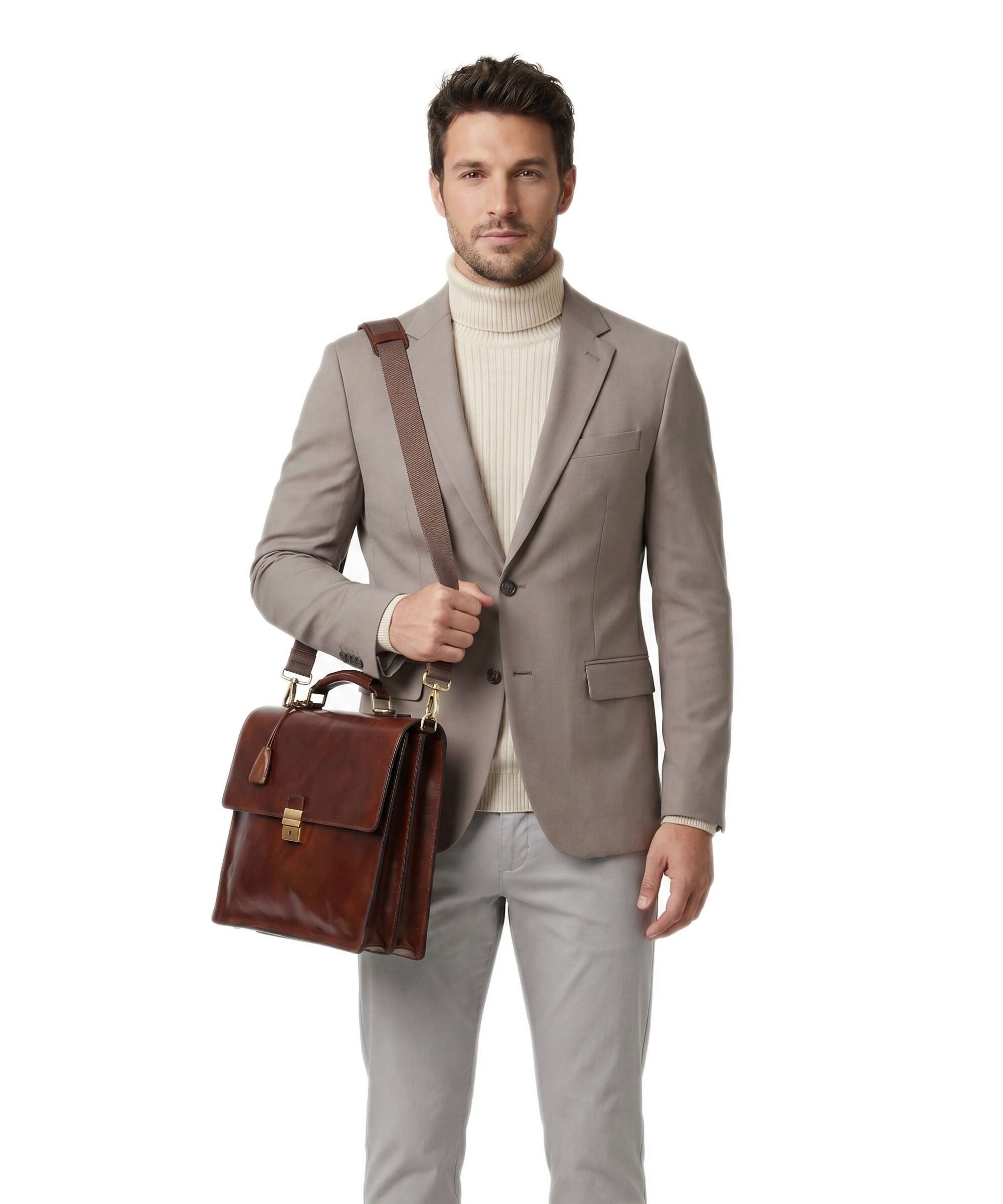 The Bridge Story Uomo Briefcase marrone