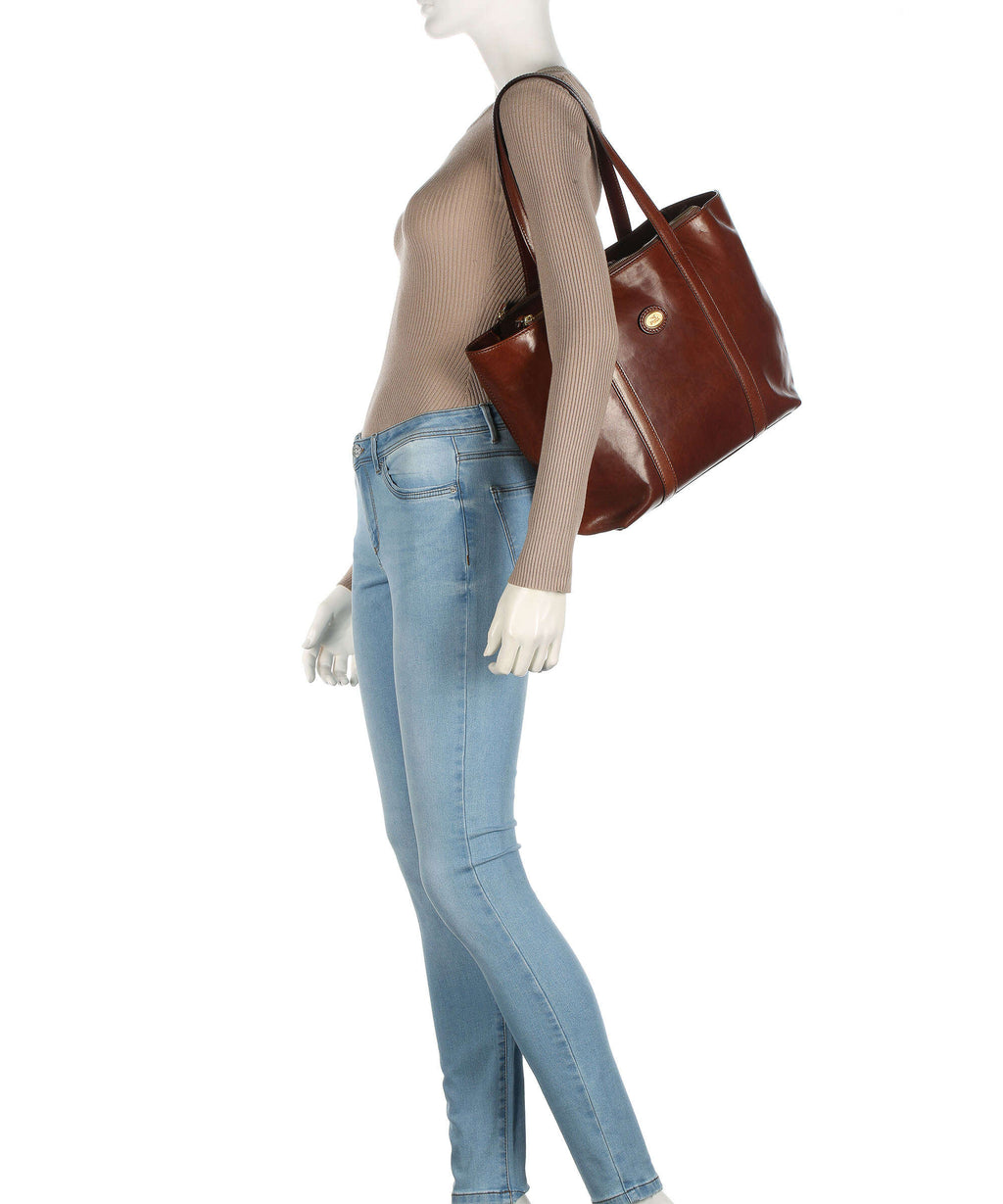 The Bridge Story Donna Tote bag marrone
