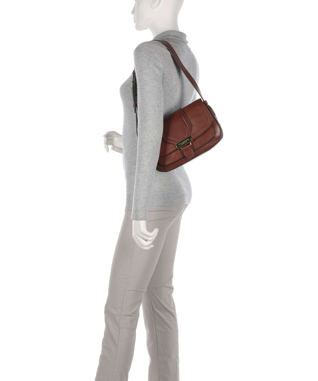 The Bridge Benedetta Shoulder bag marrone/oro