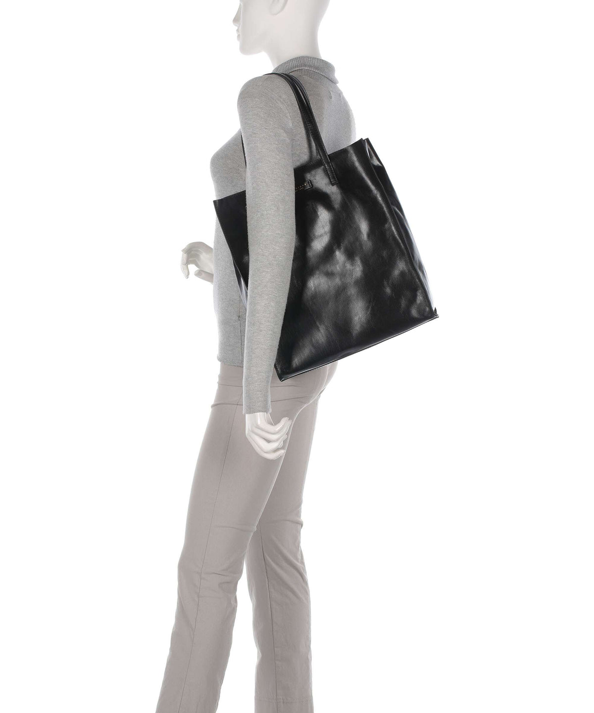 The Bridge Mirra Tote bag nero