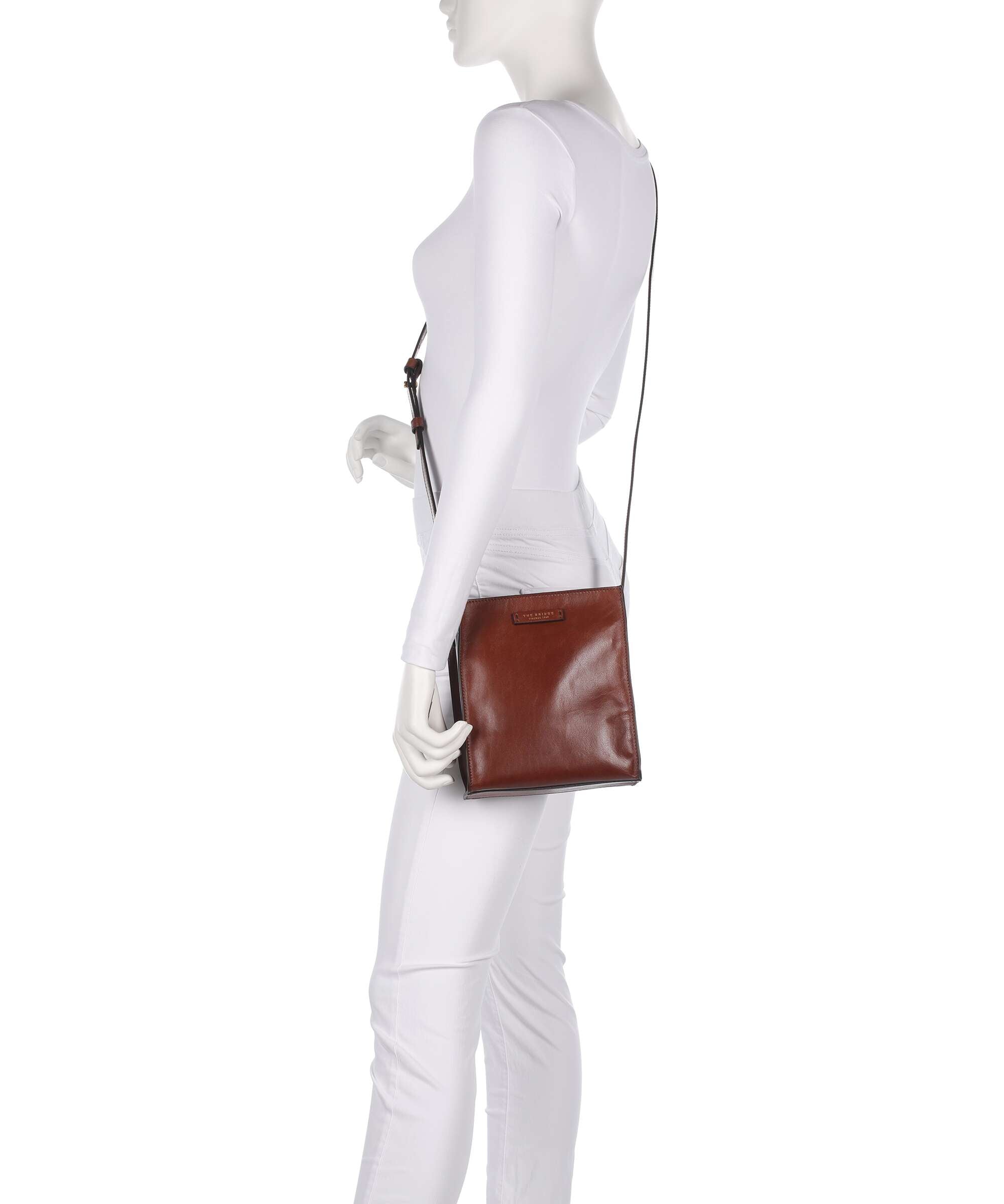 The Bridge Mirra Crossbody bag marrone
