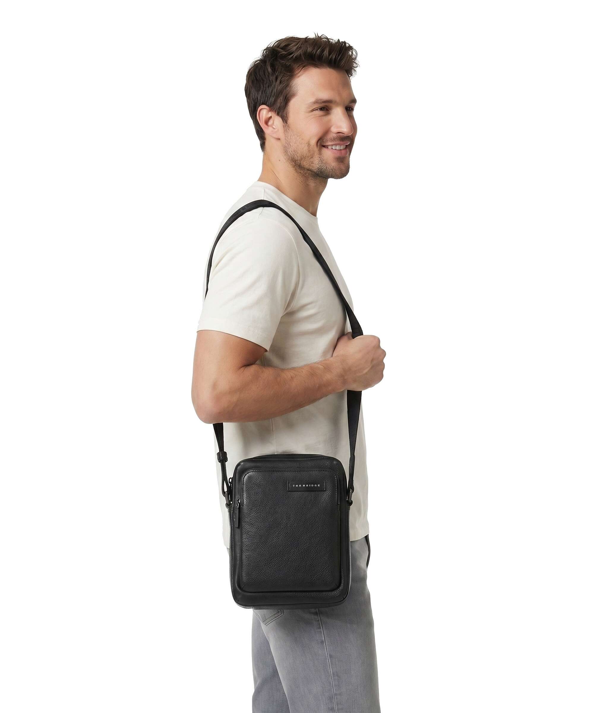 The Bridge Ludovico Crossbody bag nero