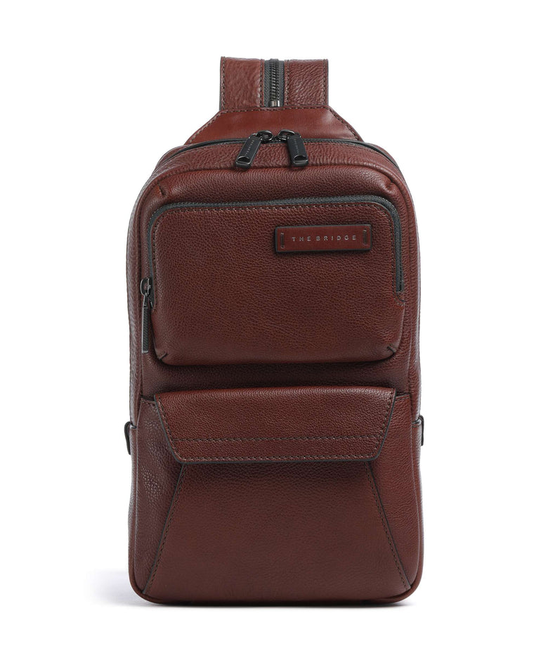 The Bridge Ludovico Sling bag marrone