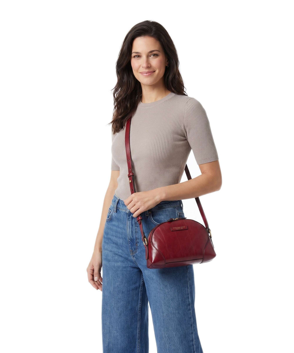 The Bridge Magda Crossbody bag barolo